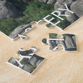 メテオラ修道院1 ジグソーパズル (側面)