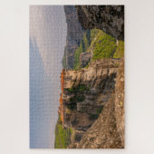 メテオラ修道院，ギリシャ，パズル ジグソーパズル (縦)