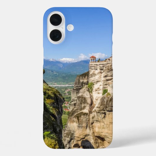 メテオラ修道院 ギリシャ - 崖っぷちの象徴的な岩 Case-Mate iPhoneケース (裏面)