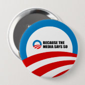メディアがそう言っているからだ 缶バッジ (正面&裏面)