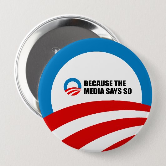 メディアがそう言っているからだ 缶バッジ (正面&裏面)
