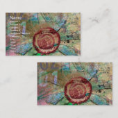 メディアとデジタルフラワーの混合 名刺 (正面/裏面)