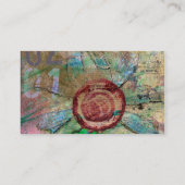 メディアとデジタルフラワーの混合 名刺 (裏面)