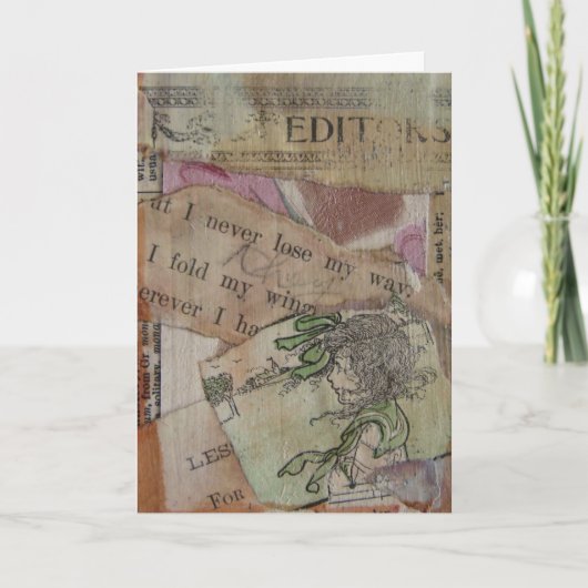 メディアのコラージュを失うことはない カード (正面)