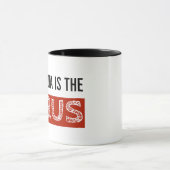 メディアはウイルスです マグカップ (中央)