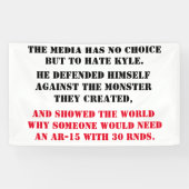 メディアは選択の余地がない 横断幕 (横)