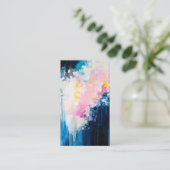 メディアアイコンを持つアーティストの画家 名刺 (スタンド正面)