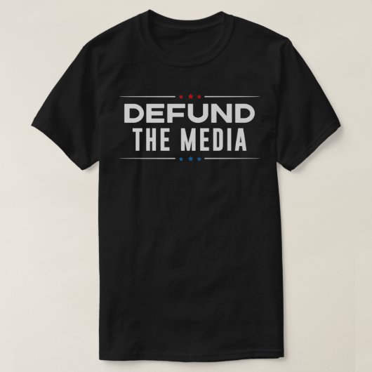 メディアアンチ偽ニュース政治的ギフトPrの資金を取り除く Tシャツ (デザイン正面)