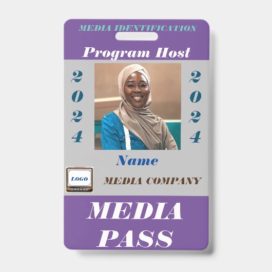 メディアパス バッジ (Front)