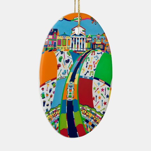 メディアペンシルバニアのクリスマスオーナメント セラミックオーナメント (右)