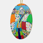 メディアペンシルバニアのクリスマスオーナメント セラミックオーナメント (左)