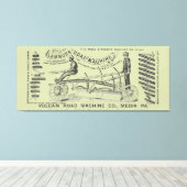 メディアペンシルバニア手術技師1889機械 キャンバスプリント (インサイチュ (ウッドフロア))