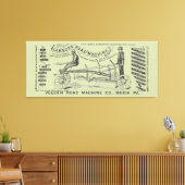 メディアペンシルバニア手術技師1889機械 キャンバスプリント (インサイチュ (リビング))