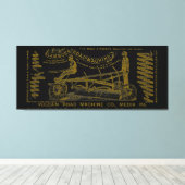 メディアペンシルバニア手術技師1889機械 キャンバスプリント (インサイチュ (ウッドフロア))