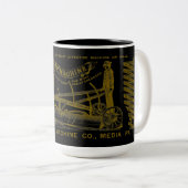 メディアペンシルバニア手術技師1889機械 ツートーンマグカップ (正面右)