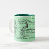 メディアペンシルバニア手術技師1889機械 ツートーンマグカップ (正面左)