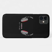 メディアボリュームコントロールボタン付きヘッドフォン Case-Mate iPhoneケース (裏面(横))