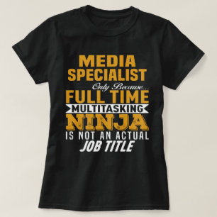 メディア専門家 Tシャツ