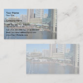 メディア州ボルチモアの内港のエリアを見る。 名刺 (正面/裏面)