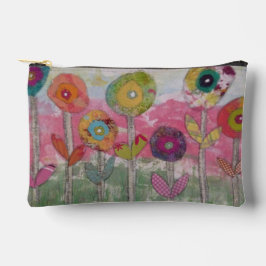 メディア混合花 アクセサリーポーチ