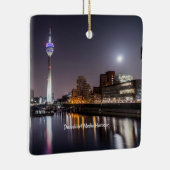 メディア・ハーバー・デュッセルドルフ(ラベル) セラミックオーナメント (右)