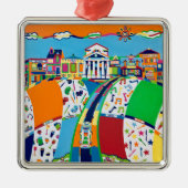 メディア、ペンシルバニアのクリスマスオーナメント メタルオーナメント (正面)