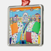 メディア、ペンシルバニアのクリスマスオーナメント メタルオーナメント (左)