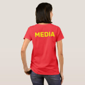 メディア Tシャツ (裏面フル)