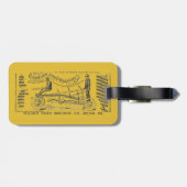 メディアPa。OPERATING ENGINEER 1889ロードグレーダー ラゲッジタグ (裏面横)