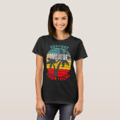 メディエーターが地元のメディエーターをサポート Tシャツ (正面フル)
