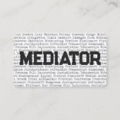 メディエーター法律用語名刺 名刺 (正面)