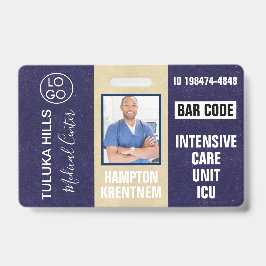 メディカフォトIDダークブルー バッジ