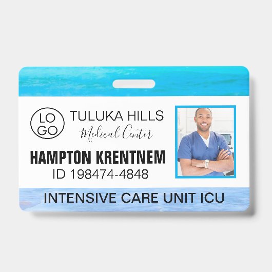 メディカフォトIDビーチ バッジ (正面)