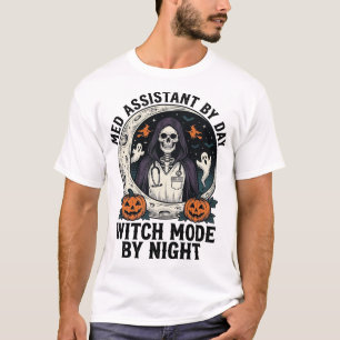 メディカルアシスタント・ハロウィン・ウィッチ・ヴィンテージ調刻印 Tシャツ