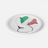 メディカルイタリア ペーパープレート (アングル)