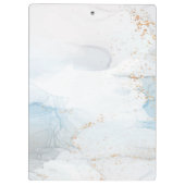 メディカルカッパーカドゥセウスバラ金ゴールドラグジュアリーマーブル クリップボード (裏面)