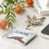 メディカルカッパーバラ金ゴールドラグジュアリーマーブルカドゥセウス キーホルダー (側面)