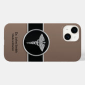 メディカルカドゥセスシルバープロフェッショナル Case-Mate iPhoneケース (裏面 (横))