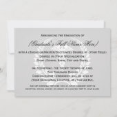 メディカルカドゥセスローレル卒業招待状 招待状 (裏面)