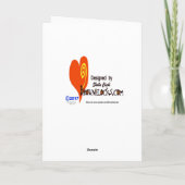 メディカルグループのケリュケイオンおよびクリスマスツリーカード シーズンカード (裏面)