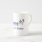 メディカルコーダーブルーCSプリント ボーンチャイナマグカップ (正面右)