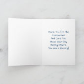 メディカルサンキューリスペアリーセラピー サンキューカード (内部)