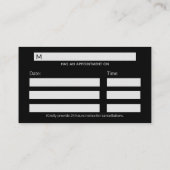 メディカルシルバークラスカドゥーセスオンブラック 予約カード (裏面)