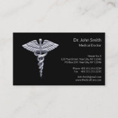 メディカルシルバークラスカドゥーセスオンブラック 予約カード (正面)