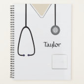 メディカルスクラブスナースドクターホワイトプランナー プランナー手帳 (正面)