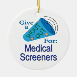 メディカルスクリーンのために大声で叫ぶ セラミックオーナメント