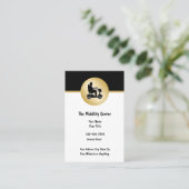 メディカルスクーター移動店舗の名刺 名刺 (スタンド正面)