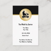 メディカルスクーター移動店舗の名刺 名刺 (正面)