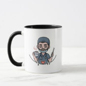 メディカルスタイルのマグカップ(男性用) マグカップ (左)