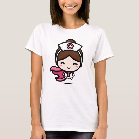 メディカルスーパーヒーロー女性 Tシャツ (正面)